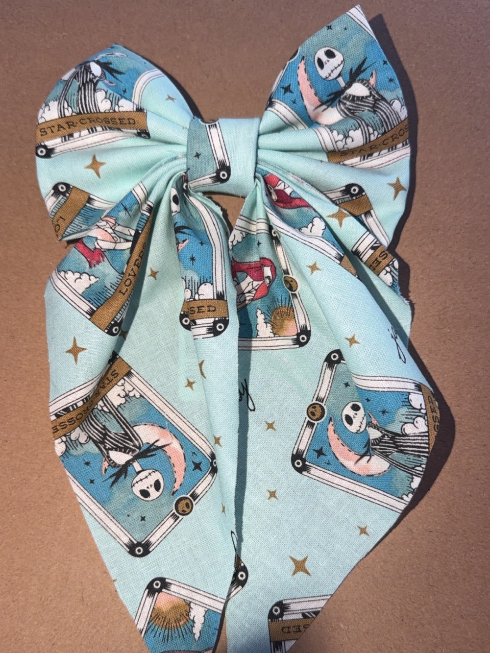 Jack and sally hair bow